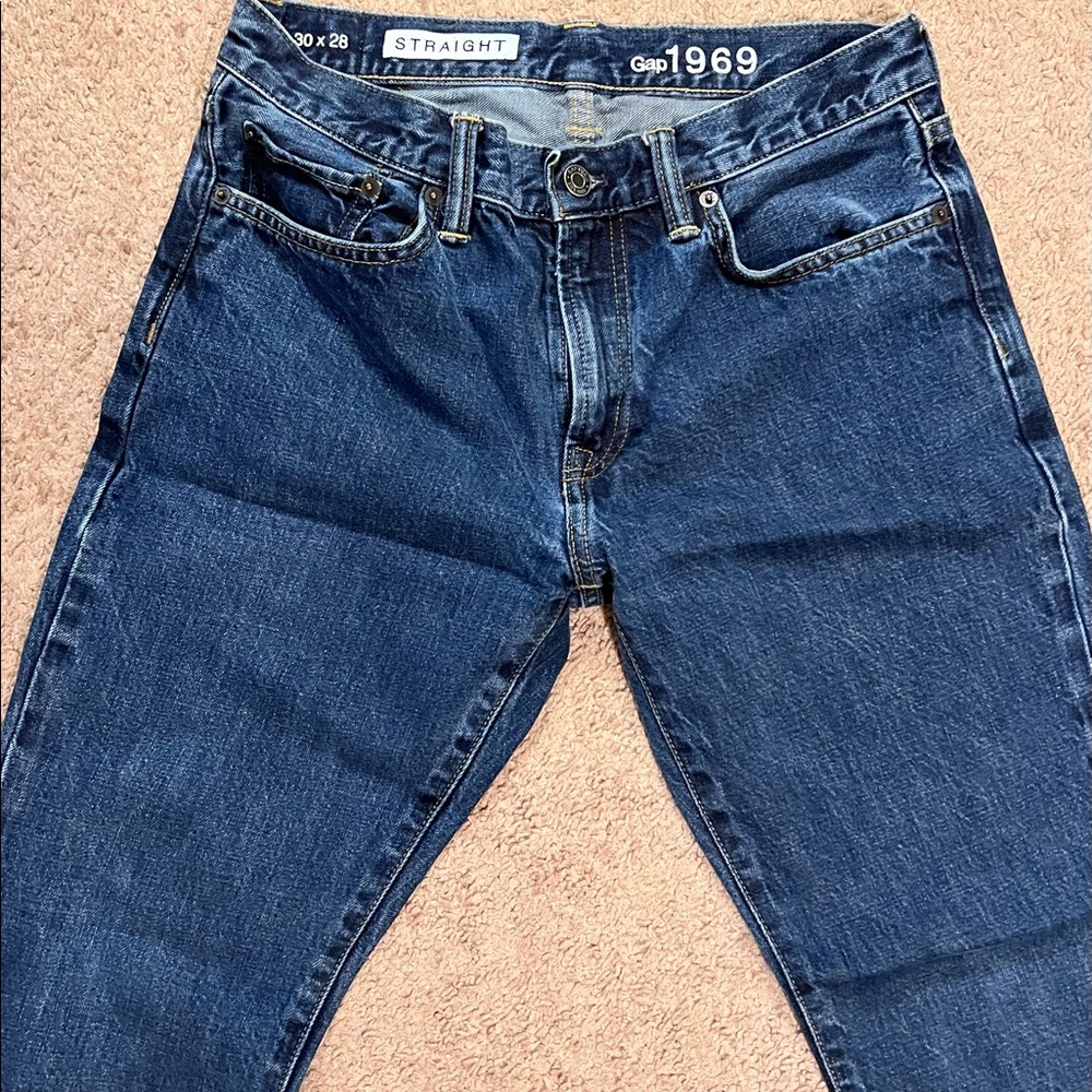 Gap Mens Jeans Straight Fit Size 30x28